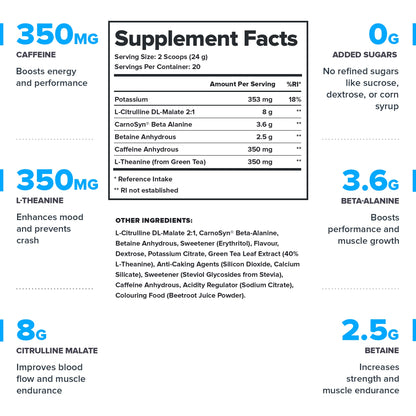 LEGION Pulse Pre Workout Supplement - All Natural Nitric Oxide Preworkout Drink to Boost Energy, Creatine Free, Naturally Sweetened, Beta Alanine, Citrulline, Alpha GPC (Fruit Punch) Nirvana Guru