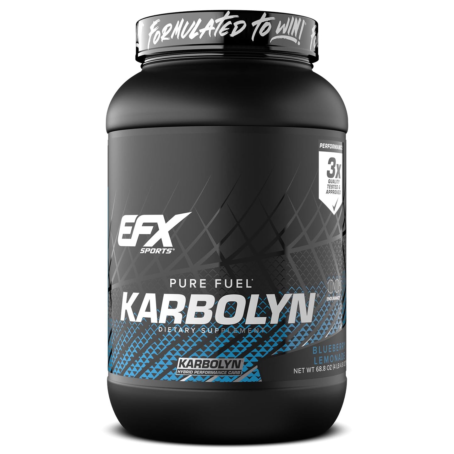 EFX Sports Karbolyn Fuel | Fast-Absorbing Carbohydrate Powder | Carb Load, Sustained Energy, Quick Recovery | Stimulant Free | 39 Servings (Neutral) Nirvana Guru