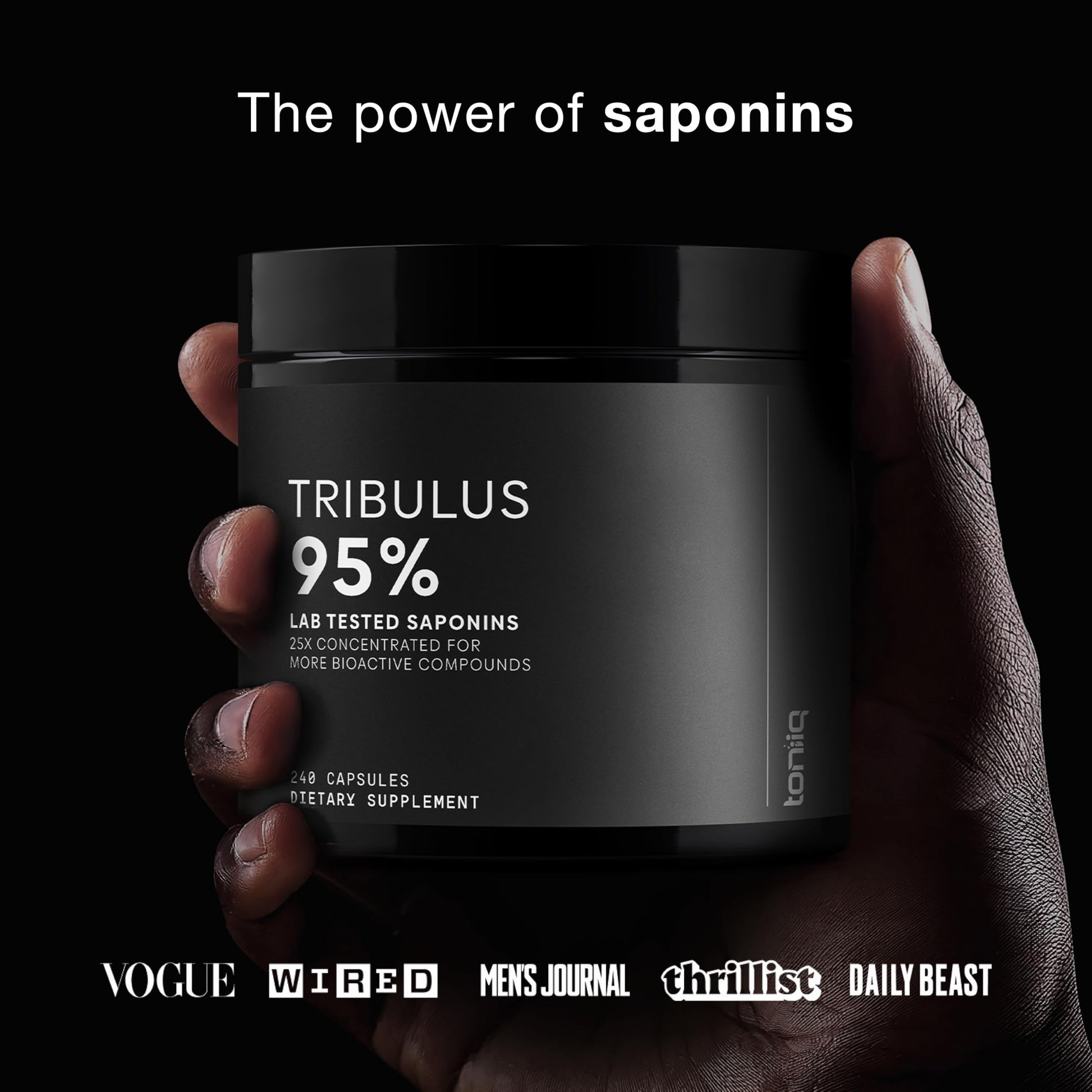 Tribulus Terrestris for Men - Ultra High Potency 25:1 Extract with 95% Saponins - 1300mg Pure & Concentrated Formula - Third-Party Lab Tested for Purity & Quality - 120 Capsules Nirvana Guru
