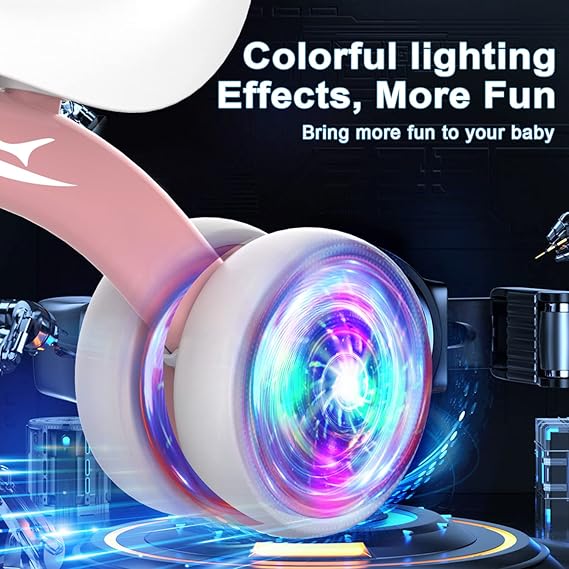 Colorful Lighting Baby Balance Bike Toys for 1 Year Old Girl Gifts, 10-36 Month Toddler Balance Bike, No Pedal 4 Silence Wheels & Soft Seat Pre-School First Riding on Toys, 1st Birthday Gifts. Nirvana Guru