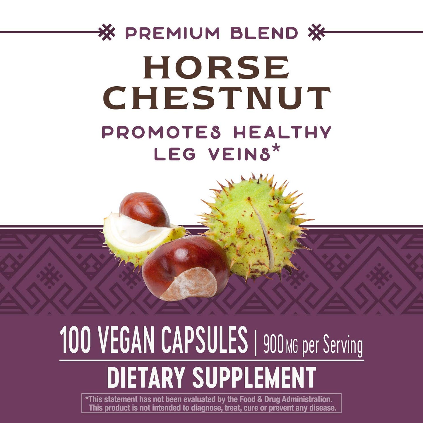 Nature's Way Standardized Horse Chestnut, Premium Extract, Promotes Healthy Leg Veins*, 250 mg per Serving, Vegan, 90 Capsules - Nirvana Guru