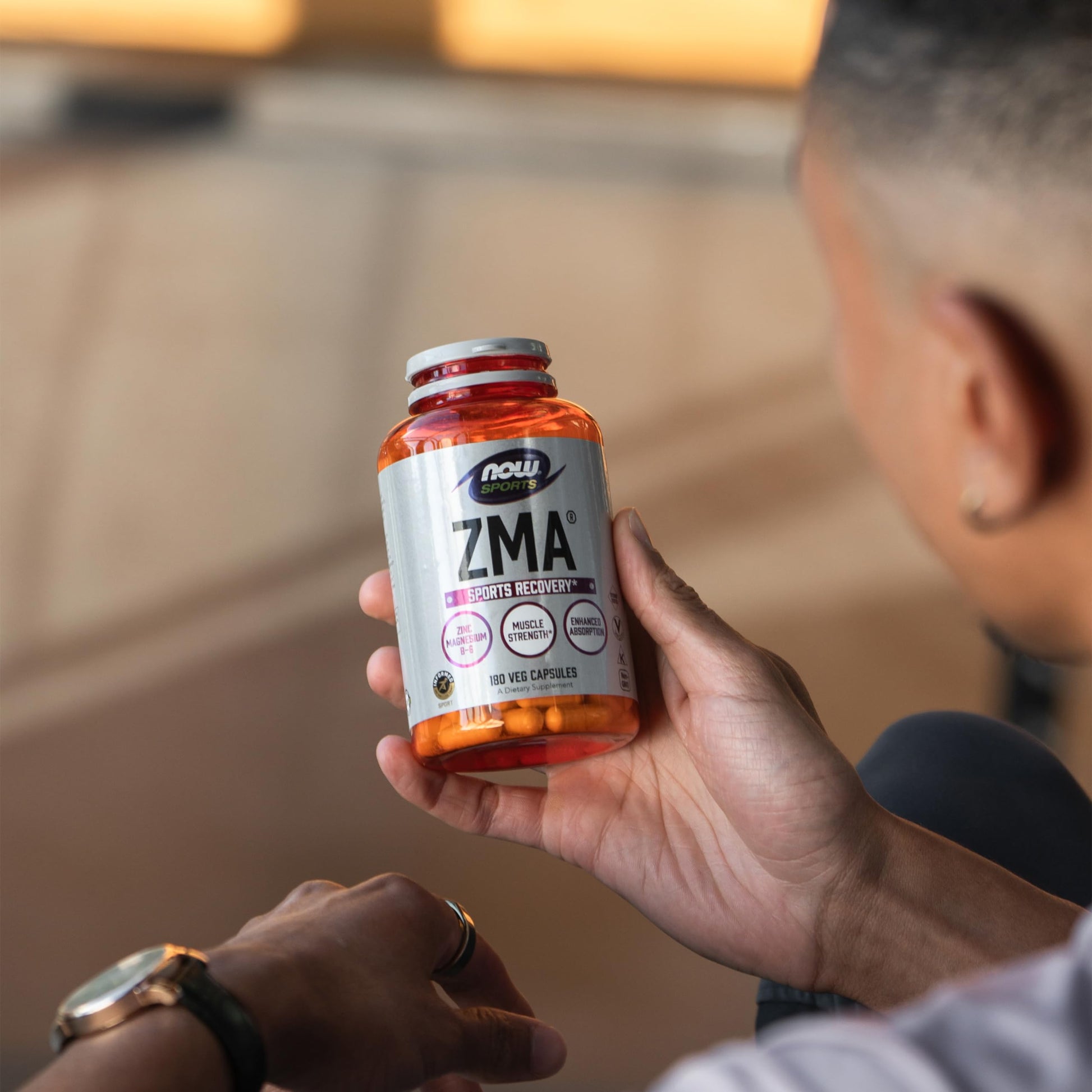 NOW Foods Sports Nutrition, ZMA (Zinc, Magnesium and Vitamin B-6), Enhanced Absorption, Sports Recovery*, 180 Capsules Nirvana Guru