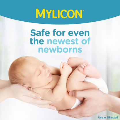 MYLICON Gas Relief Drops for Infants and Babies, Dye Free Formula, 1 Fluid Ounce (Updated Syringe) Nirvana Guru