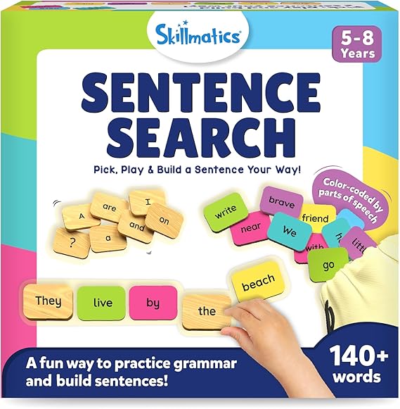 Skillmatics Learning Toys - Sentence Search, Fun Sentence Building Activity, Creative Word Play, Educational Toys for Kids, Gifts for Boys and Girls Ages 5, 6, 7, 8 nirvanaguru