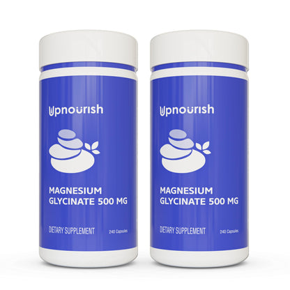 UpNourish Magnesium Supplement - 10 in 1 Magnesium Complex - Full Spectrum Magnesium Mineral Supplements with Glycinate, Citrate, Taurate, Malate, Carbonate, Oxide and More, 240 Vegan Capsules Nirvana Guru