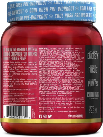 BSN N.O.-XPLODE Pre Workout Powder, Energy Supplement for Men and Women with Creatine and Beta-Alanine, Flavor: Fruit Punch, 30 Servings Nirvana Guru