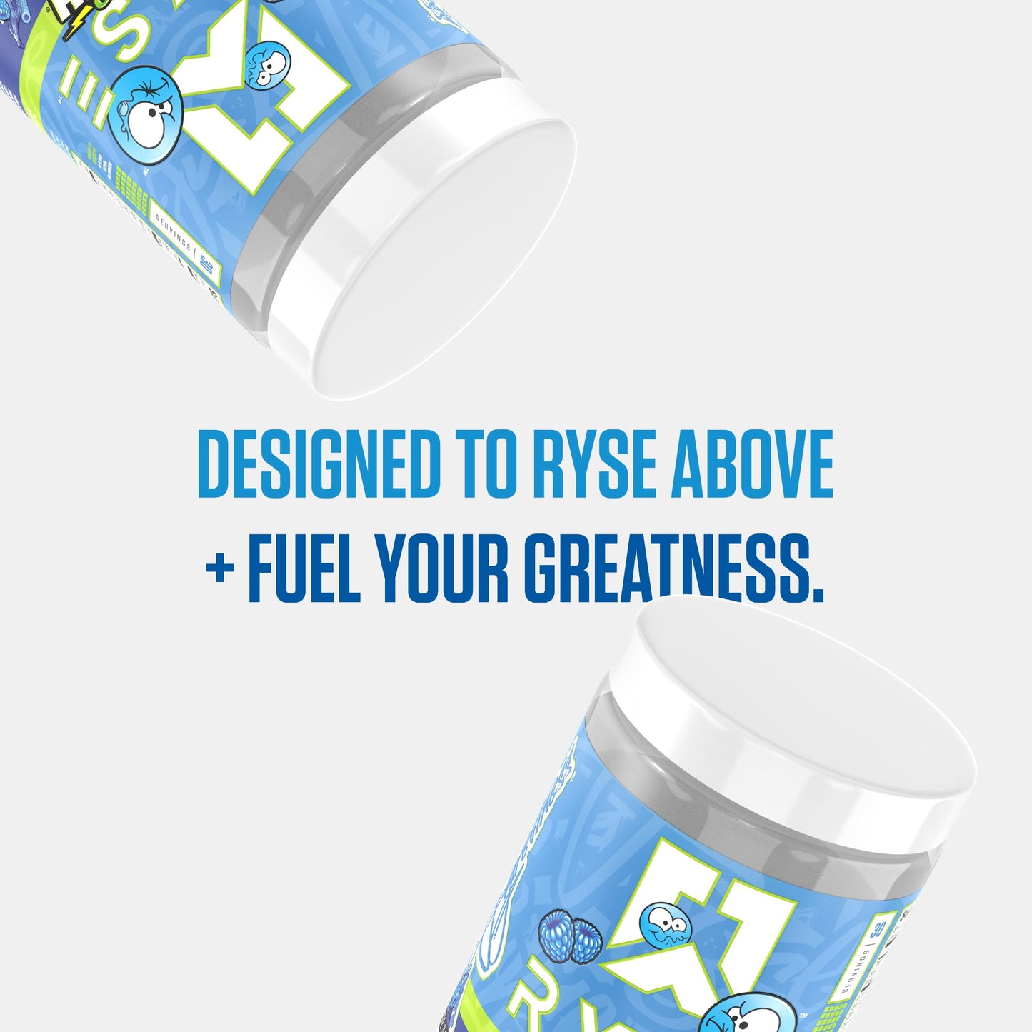 RYSE Loaded Pre Workout Powder - Ring Pop Cherry - Daily Pre-Workout for Men & Women with 325mg Caffeine, Beta Alanine, and Citrulline for Pump, Focus, and Energy - 30 Servings Nirvana Guru