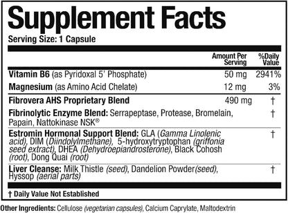 Arthur Andrew Medical, Fibrovera, Women's Enzyme and Botanical Blend for Hormone Balance, 90 Capsules Nirvana Guru