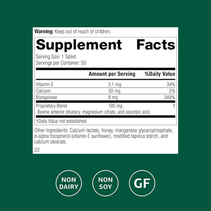 Standard Process E-Manganese - Antioxidant Health Support - Whole Food-Based Supplement with Vitamin E & Manganese - Supplement to Aid Cellular Health - 50 Tablets Nirvana Guru