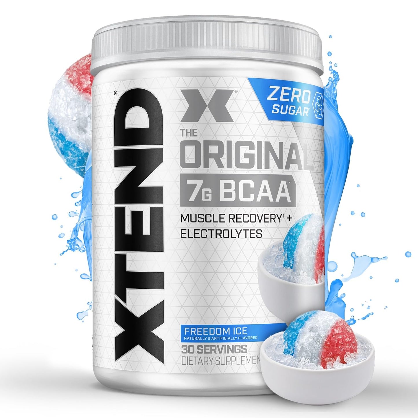 Original BCAA Powder Airheads Candy Flavor, 7g BCAA and 2.5g L-Glutamine, Sugar Free Post Workout Muscle Recovery Drink with Amino Acids for Men & Women, 30 Servings Nirvana Guru