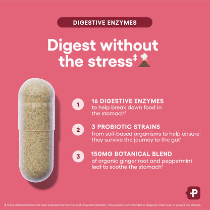 Physician's CHOICE Digestive Enzymes - Multi Enzymes, Organic Prebiotics & Probiotics for Digestive Health & Gut Health - Meal Time Discomfort Relief & Bloating - Dual Action Approach - 60 CT Nirvana Guru