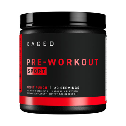 Kaged Sport Pre Workout Powder for Men & Women, Mango Lime, Sport Certified, 188mg Caffeine, Nitric Oxide Supplement, Beta Alanine for Energy, Weightlifting, Cardio Endurance & Strength, 20 Servings Nirvana Guru