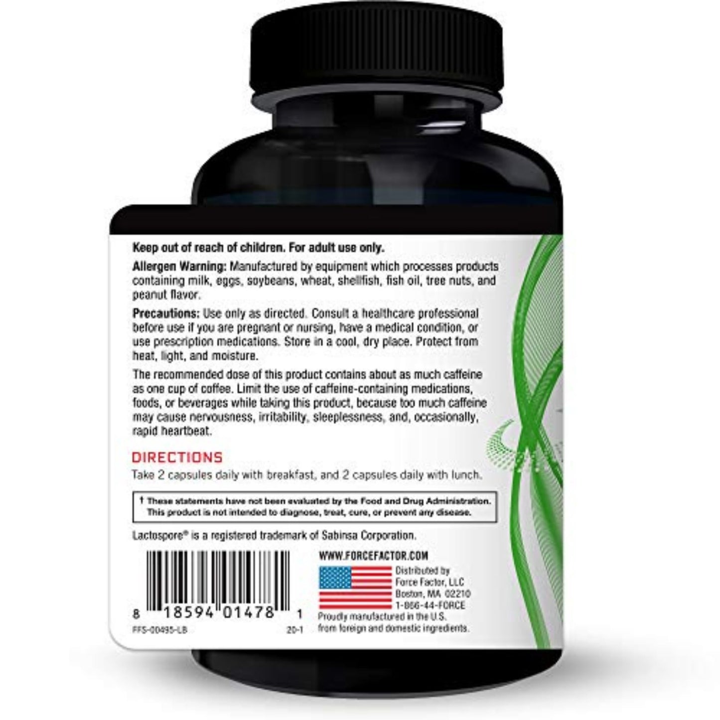 FORCE FACTOR ProbioSlim Weight Loss Essentials Complete Daily Digestive Health and Weight Loss Probiotic Supplement for Women and Men with Electrolytes and Green Tea Extract, 120 Capsules - Nirvana Guru