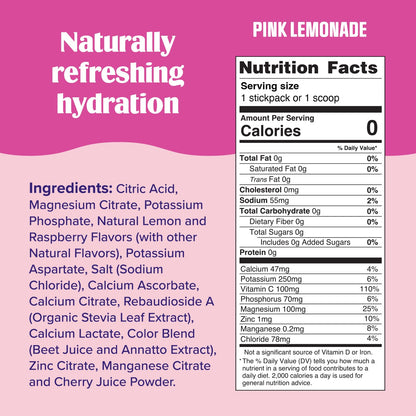 Ultima Replenisher Daily Electrolyte Powder Drink Mix – Sugar Free – Lemonade, 90 Servings – Hydration Powder with 6 Key Electrolytes and Trace Minerals – Keto Friendly, Vegan, Non-GMO - Nirvana Guru