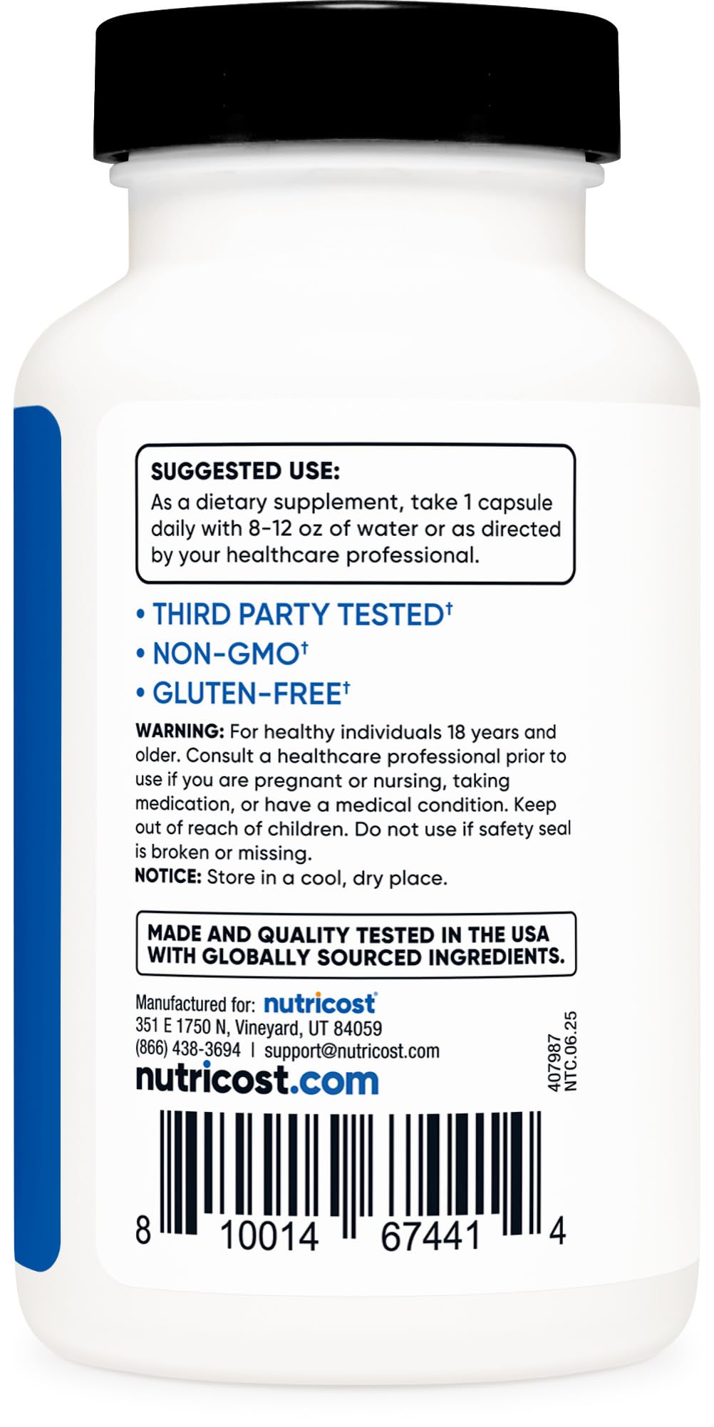 Nutricost Turkesterone Dietary Supplement 600mg, 120 Capsules - Vegetarian, Non-GMO & Gluten Free Nirvana Guru