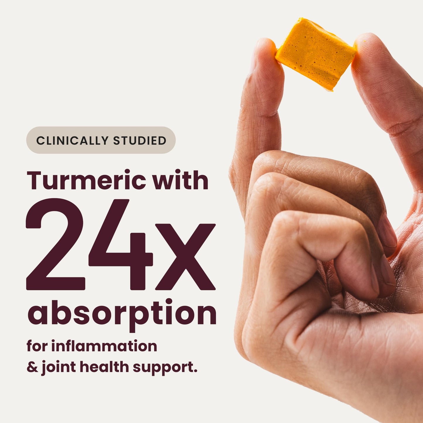 HumanN Turmeric Chews Supplement – Clinically Studied High Absorption Curcumin Complex - Orange Citrus Flavor – from SuperBeets Makers – Joint Health – 30 Count - Nirvana Guru