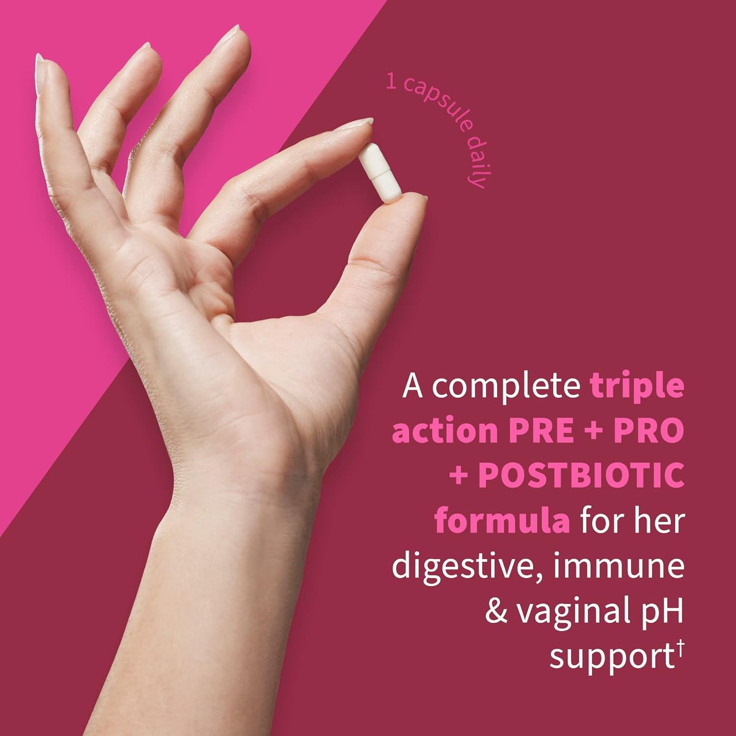 Garden of Life Dr Formulated Once Daily 3-in-1 Complete Prebiotics, Postbiotics & Probiotics for Women, PRE + PRO + POSTBIOTIC Supplement for Women’s Digestive, Immune & Vaginal Health, 30 Day Supply - Nirvana Guru