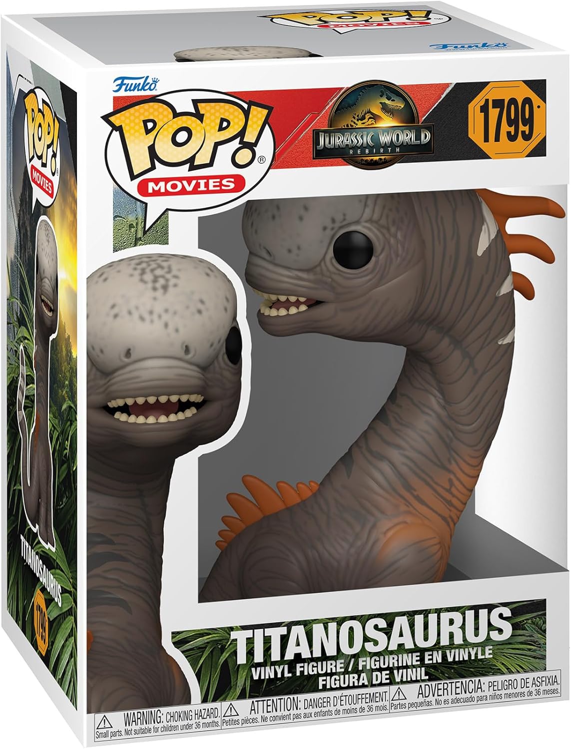 Funko Pop! Movies: Jurassic World: Rebirth - Titanosaurus - Collectable Vinyl Figure - Gift Idea - Official Merchandise - Toys for Kids & Adults - Movies Fans - Model Figure for Collectors Nirvana Guru
