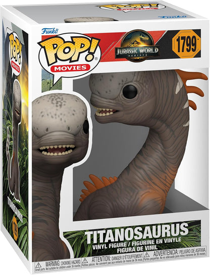 Funko Pop! Movies: Jurassic World: Rebirth - Titanosaurus - Collectable Vinyl Figure - Gift Idea - Official Merchandise - Toys for Kids & Adults - Movies Fans - Model Figure for Collectors Nirvana Guru