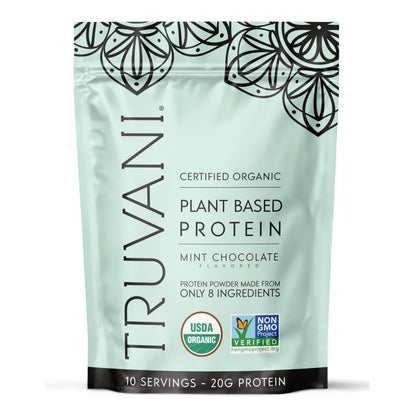 Truvani Vegan Protein Powder | Vanilla | 20g Organic Plant Based Protein | 18 Servings | Keto | Gluten & Dairy Free | Low Carb | No Added Sugar