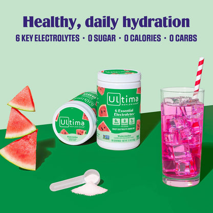 Ultima Replenisher Daily Electrolyte Powder Drink Mix – Sugar Free – Lemonade, 90 Servings – Hydration Powder with 6 Key Electrolytes and Trace Minerals – Keto Friendly, Vegan, Non-GMO - Nirvana Guru