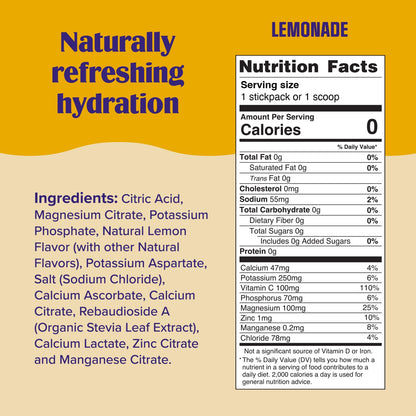 Ultima Replenisher Daily Electrolyte Powder Drink Mix – Sugar Free – Lemonade, 90 Servings – Hydration Powder with 6 Key Electrolytes and Trace Minerals – Keto Friendly, Vegan, Non-GMO - Nirvana Guru