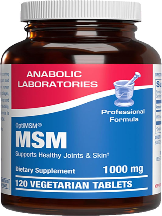 Methylsulfonylmethane MSM Supplement 1000mg - High Strength Soft Tissue & Joint Support Supplement with MSM from OptiMSM - Vegetarian Non-GMO & Made in the USA in cGMP Facilities - 60 Servings Nirvana Guru