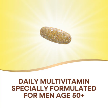 Nature's Way Alive! Men’s 50+ Daily Ultra Multivitamin, High Potency Formula, Supports Healthy Brain, Eyes & Heart*, with Methylated B12, Gluten-Free, 150 Tablets - Nirvana Guru