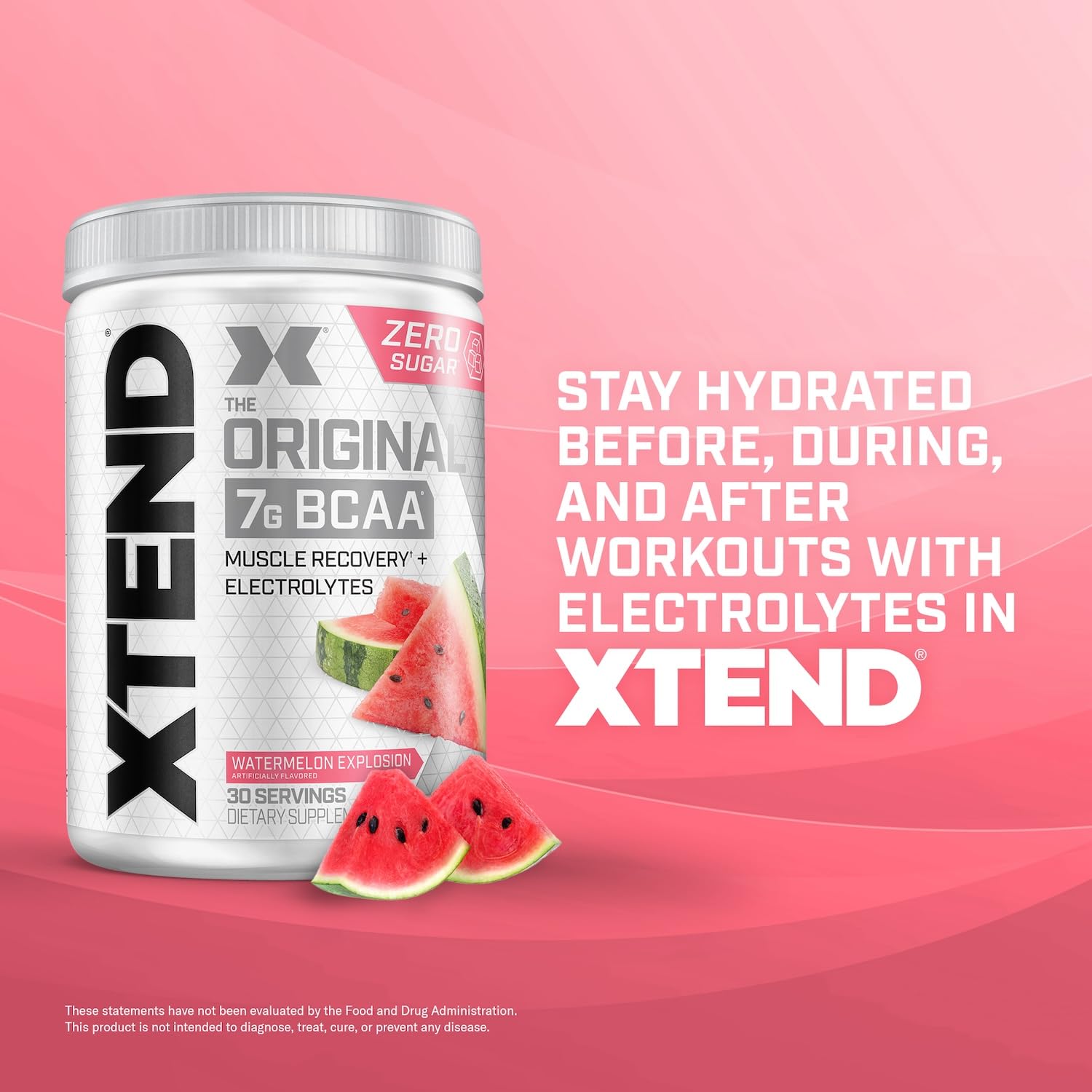 Original BCAA Powder Airheads Candy Flavor, 7g BCAA and 2.5g L-Glutamine, Sugar Free Post Workout Muscle Recovery Drink with Amino Acids for Men & Women, 30 Servings Nirvana Guru