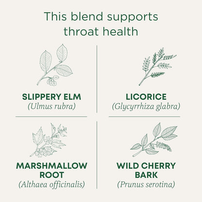 Traditional Medicinals Tea, Organic Throat Coat, Supports Throat Health, 96 Tea Bags (6 Pack) - Nirvana Guru