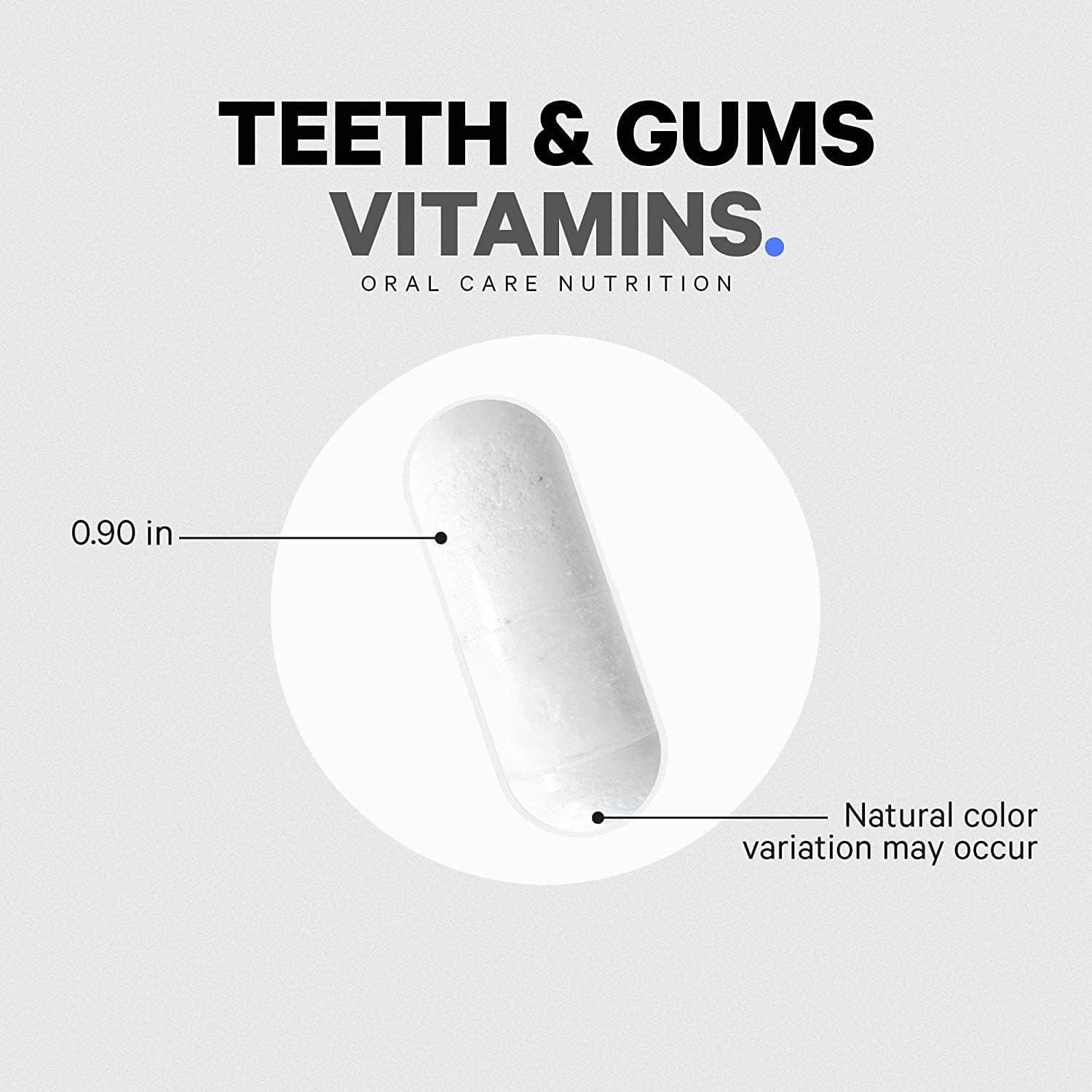 Codeage Teeth & Gums Vitamins + Oral Probiotics Supplement for Mouth - Whole Food Calcium, Collagen, Potassium, Vitamin C, D3, K2, Zinc – Oral Care & Dental Multivitamin Supplements - 90 Capsules - Nirvana Guru