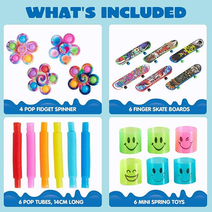JOYIN 60 Pcs Party Favors for Kids, Popular Fidget Toys Pack, Goodie Bags Fillers for Kids Birthday Party, Prizes in Bulk for School, Pinata Stuffers, Classroom Prizes, Treasure Box Toys nirvanaguru
