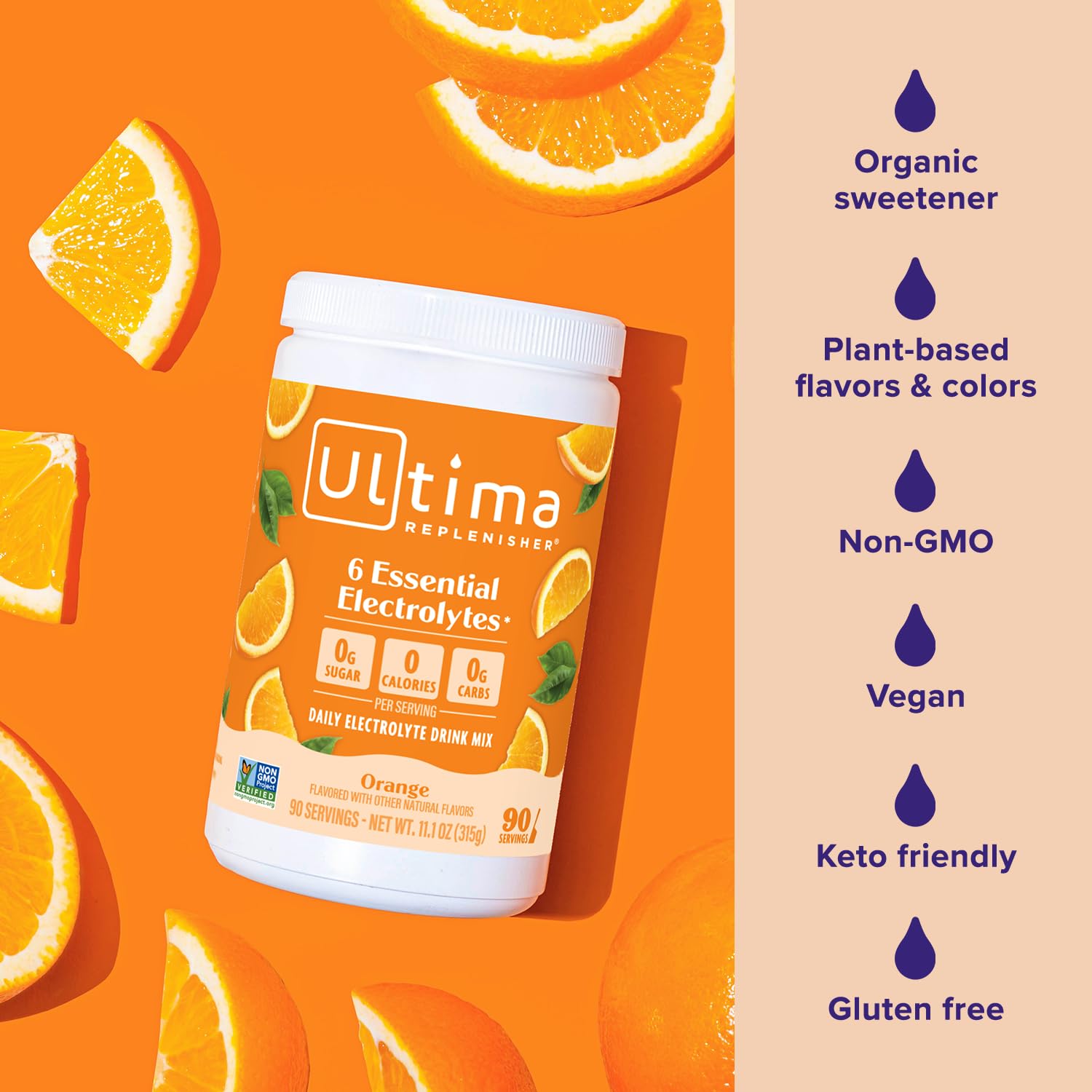 Ultima Replenisher Daily Electrolyte Powder Drink Mix – Sugar Free – Lemonade, 90 Servings – Hydration Powder with 6 Key Electrolytes and Trace Minerals – Keto Friendly, Vegan, Non-GMO - Nirvana Guru