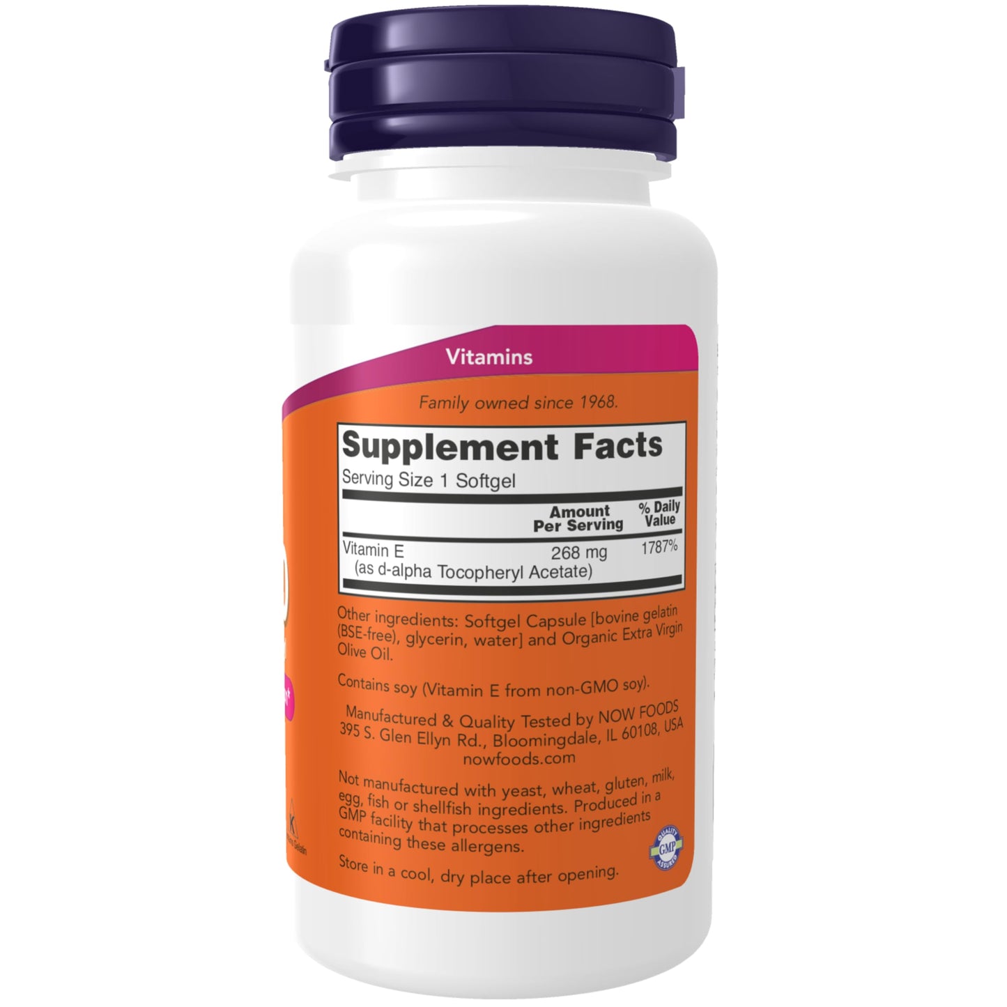 NOW Supplements, Vitamin E-400 IU, D-Alpha Tocopheryl, Antioxidant Protection, Softgels, 100 Count (Pack of 1) Nirvana Guru