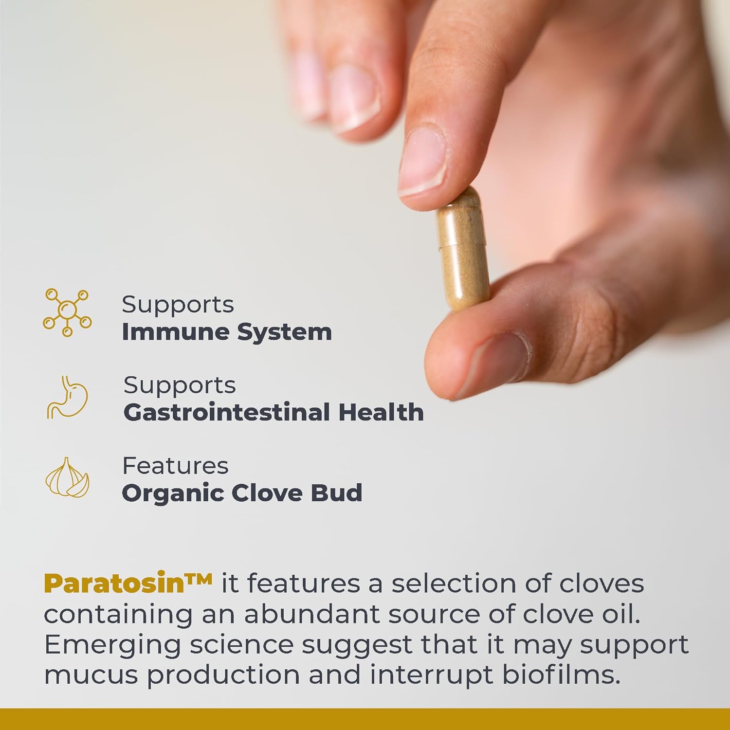 Premier Research Labs Paratosin - for GI & Digestive Health with Clove Buds, Reishi, Wild Bear Garlic & Hyssop - Aids Immunity Support - Vegan & Vegetarian - 60 Plant-Source Capsules - Nirvana Guru