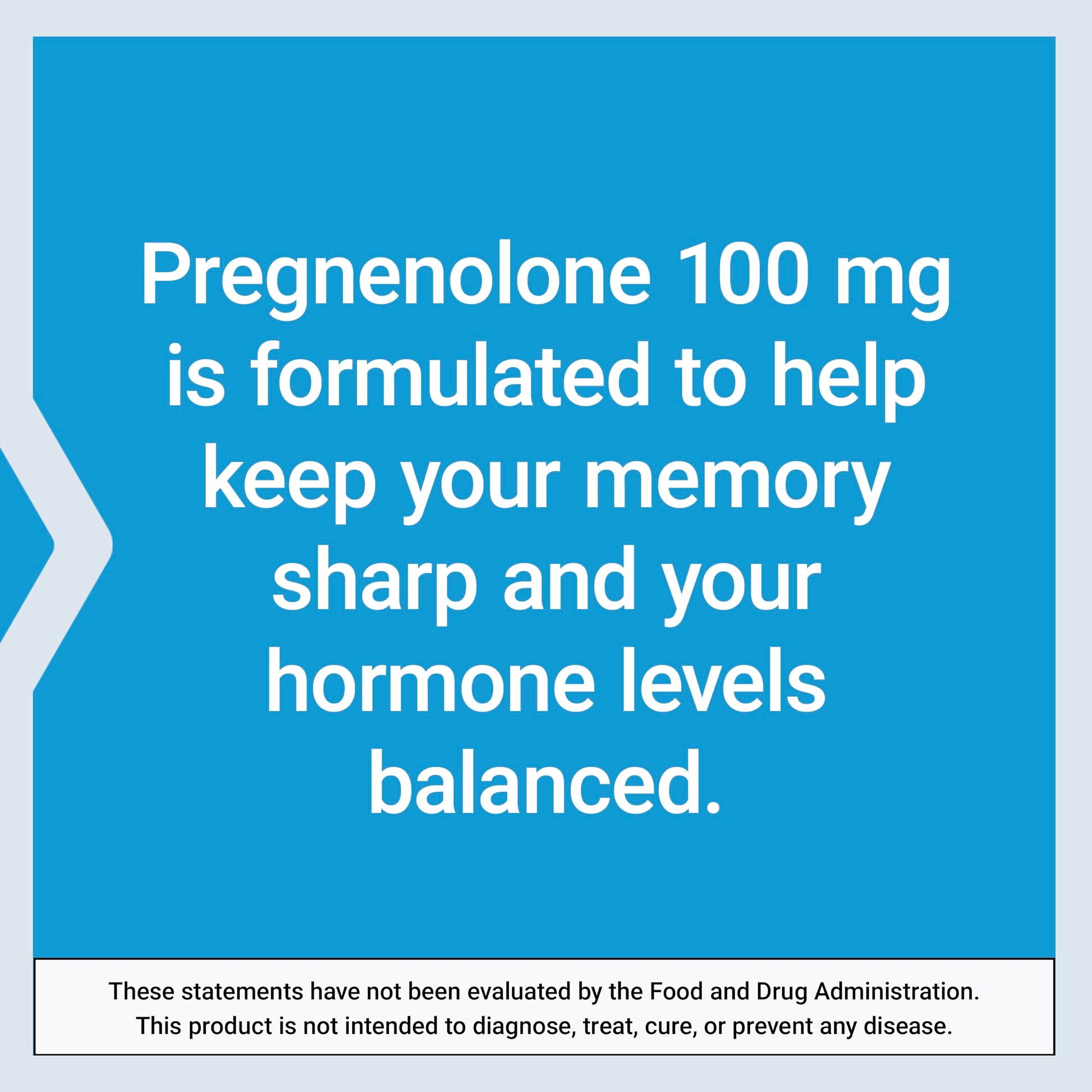 Life Extension Pregnenolone - Hormone Balance Supplement for Healthy Hormone Levels, 100 mg - Hormone Balance, Memory, Focus, Cognitive Health - Gluten-Free, Non-GMO, 100 Capsules - Nirvana Guru