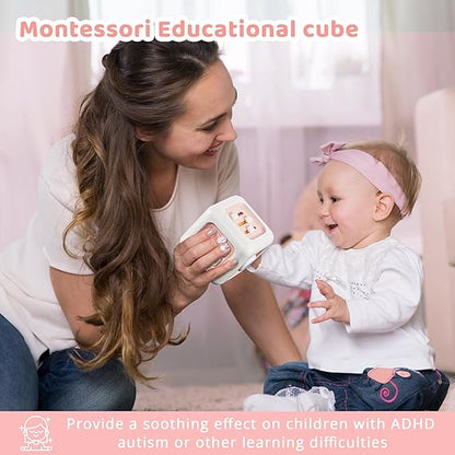 Busy Cube Toys for 1 Year Old Girl Gifts, Montessori for Baby Girl, Travel Sensory Toys for Toddlers 1-3, Learning Fine Motor Skills| 1st Birthday Girl Gifts 12 Months + nirvanaguru