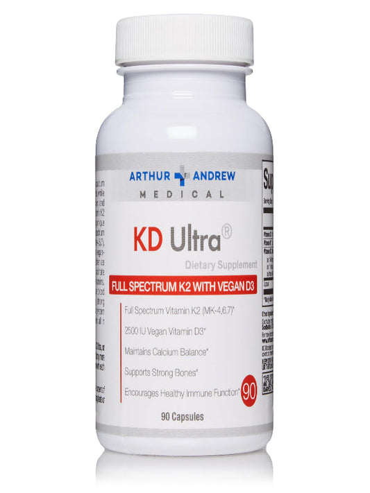 Arthur Andrew Medical, KD Ultra, Immunity, Heart and Bone Health, 90 Capsules Nirvana Guru