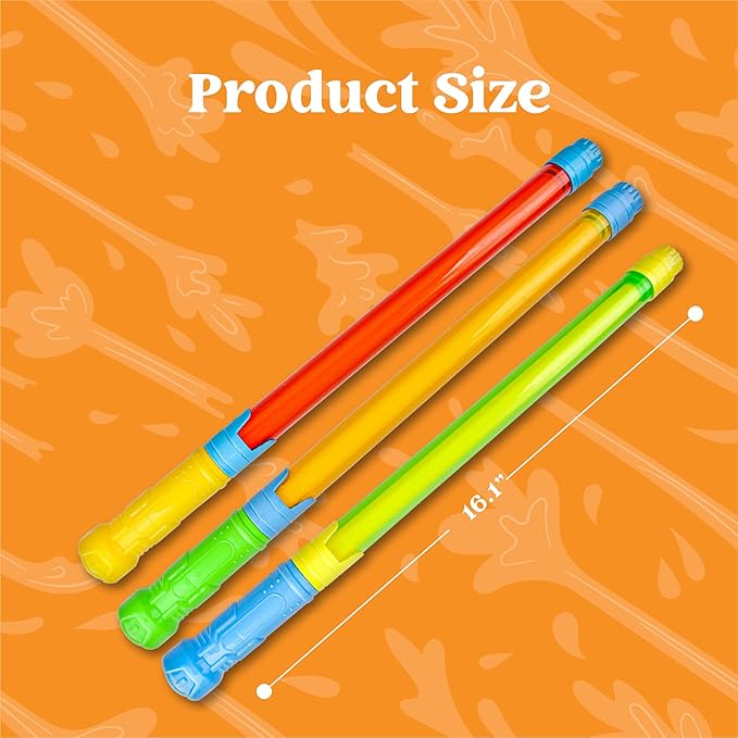 JOYIN 18 Pack 16.5'' Water Gun,Super Soaker Blaster Squirt Guns, Bulk Summer Outdoor Swimming Pool, Backyard, Beach Water Game Fighting Play Pool Toys Nirvana Guru