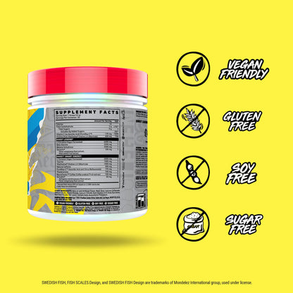 GHOST Legend Pre-Workout Powder, Blue Raspberry - 30 Servings – Pre-Workout for Men & Women with Choline, L-Citrulline, & Beta Alanine for Energy & Focus Nirvana Guru
