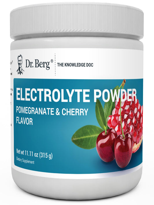 Dr. Berg Zero Sugar Hydration Keto Electrolyte Powder - Enhanced w/ 1000 mg of Potassium & Real Pink Himalayan Salt (NOT Table Salt) - Raspberry & Lemon Flavor Hydration Drink Supplement, 100 Servings