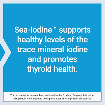 Life Extension Sea-Iodine™, kelp and bladderwrack-derived iodine, supports healthy levels of this essential nutrient for thyroid health and beyond, non-GMO, gluten-free, vegetarian, 60 capsules Nirvana Guru