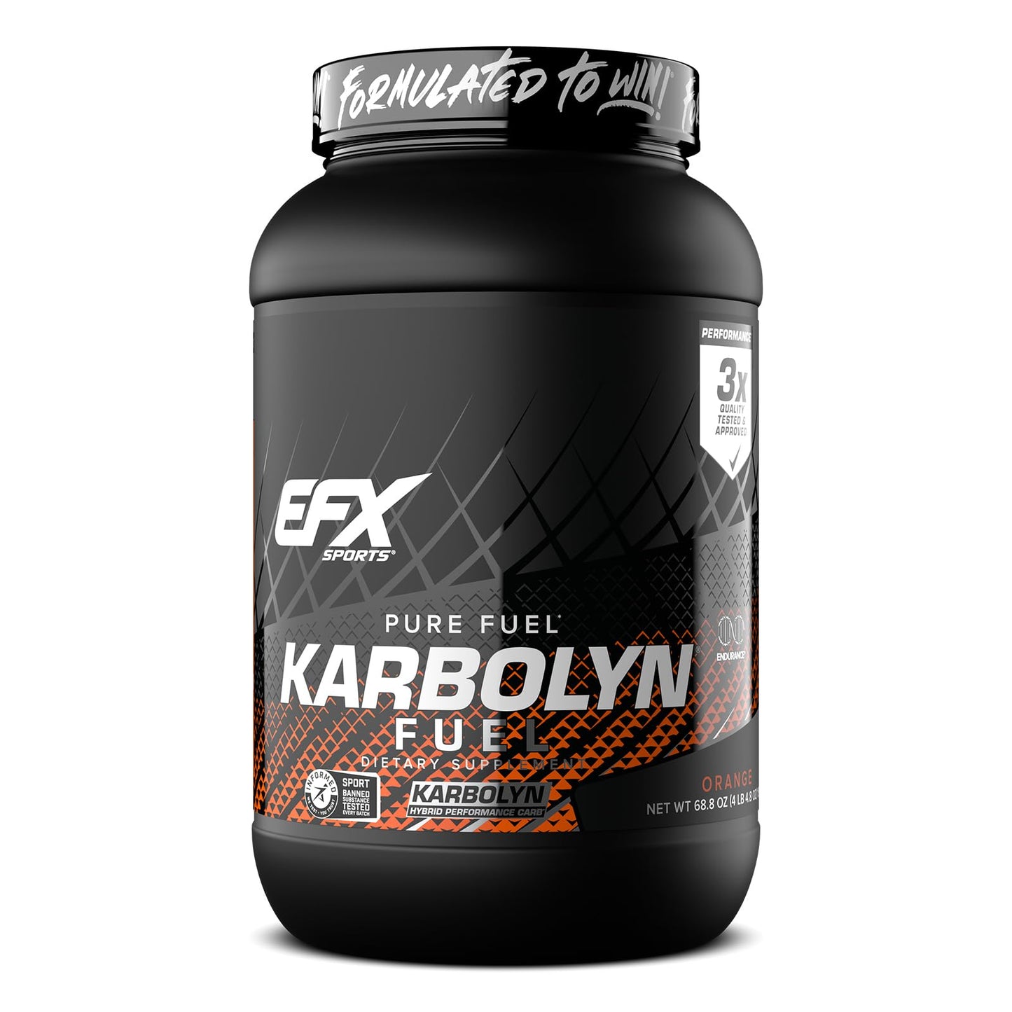 EFX Sports Karbolyn Fuel | Fast-Absorbing Carbohydrate Powder | Carb Load, Sustained Energy, Quick Recovery | Stimulant Free | 39 Servings (Neutral) Nirvana Guru