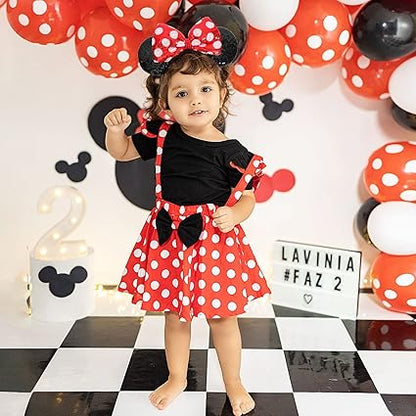 Mouse Ears Headbands, Sequin Mouse Ears for Women Girls Boys, Shiny Bow Headband for Cosplay Costume Party Decorations Hair Accessories (Polka Dots) nirvanaguru