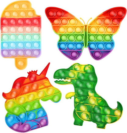 Fidget Toys, 120 Pack Fidgets Set Stocking Stuffers for Kids Party Favors Autism Sensory Toy Bulk Adults Kids Boys Girls Teens Stress Autistic ADHD Anxiety Carnival Treasure Classroom Prizes nirvanaguru