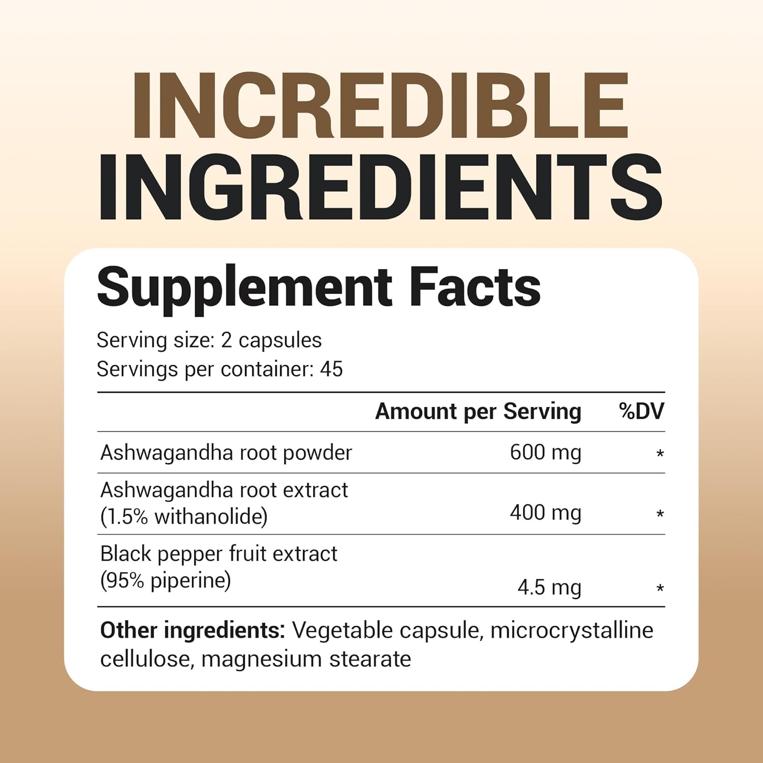 Dr. Berg Ashwagandha Capsules 1000mg - Includes Ashwagandha Root with Black Pepper from Bioperine - Ashwagandha Supplements 90 Capsules - Nirvana Guru