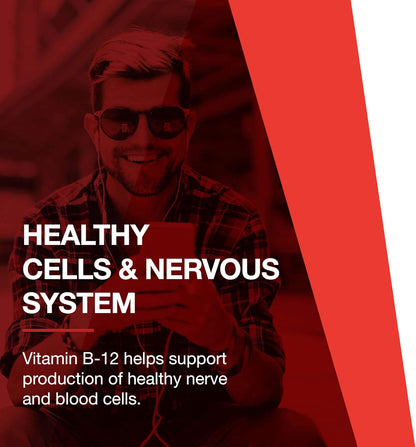 PROTOCOL FOR LIFE BALANCE Liquid B-12 5,000mcg - Nervous System Support - with B Vitamins - Dairy Free & Vegan Vitamin B Liquid - 4 fl oz Nirvana Guru