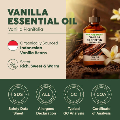 KUKKA essential oils 100% Pure & Natural Lavender Essential Oil for Diffuser, Body, Aromatherapy & Soap Making Scent (4 Fl Oz/118 ml)