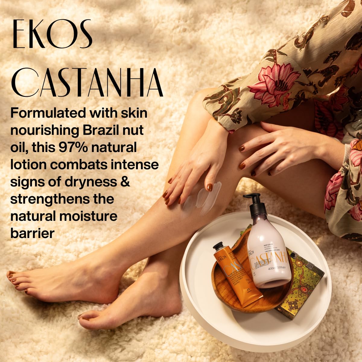 natura - Ekos Tukumã Replenishing Body Lotion - Vegan Skin Care - Moisturize & Improve Skin Texture - Boost Hyaluronic Acid - Brazilian Beauty Secrets - Self Care & Body Care - 13.5 fl oz (400ml) - Nirvana Guru