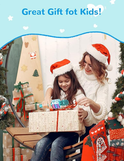 Amazmic Kids Karaoke Microphone Machine Toys for Girls Bluetooth Microphone with LED Light, Birthday Gift for Girls Boys 3 4 5 6 7 8 9 10 11 12 Year Old Kids Toys(Blue) nirvanaguru